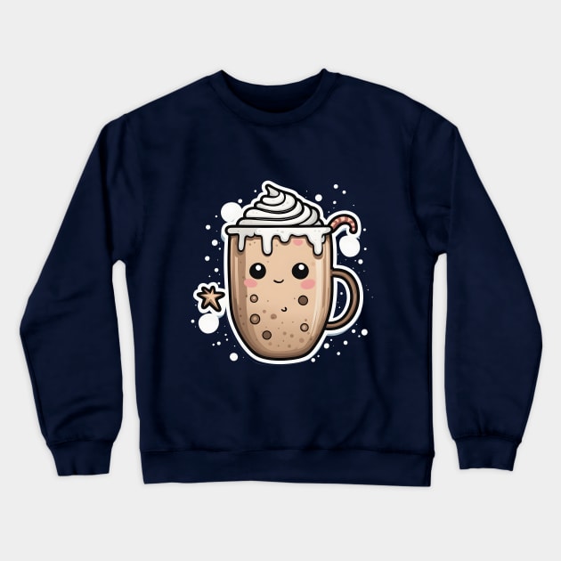 cute chot chocolate Crewneck Sweatshirt by CAFFEIN